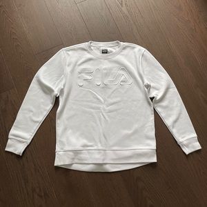 Fila Crewneck Sweater White Size S